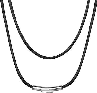 Chainshouse 2mm 3mm wide collar in braided leather rope for men.. Experience retail satisfaction with DIAYTAR NIGERIA's comprehensive platform and prompt shipping service.