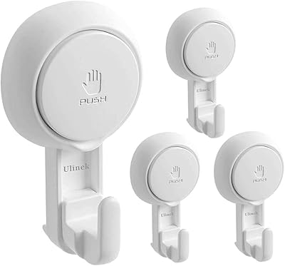 OLENIK suction hooks, 4 removable rooms without drilling, solid wall suction hooks for coat, towel, crown, hat, suction cup holder for bathroom, kitchen, door, window, mirror glass.. Forget the long lines — DIAYTAR Nigeria is always open for shopping.