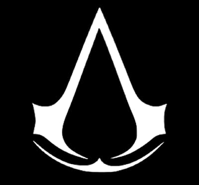 6 "Assassin's creed game sticker for laptop car window Skateboard tablet - White.. DIAYTAR NIGERIA: Empowering Nigerians with access to affordable products and reliable 5-8 day delivery.