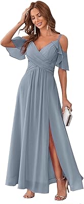 Honor ladies dresses in bare shoulder muslin for women with slit.. Find quality and variety without breaking the bank — only on DIAYTAR Nigeria.