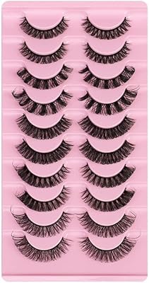 False eyelashes 5 Styles Soft eyelashes Soft Russian 3D wandering Vaporous 10 pairs of natural eyelashes Russian strip eyelash package of false eyelashes.. Online shopping made simple and affordable — DIAYTAR Nigeria.
