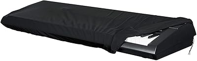 Piano keyboard cover 88 keys, stretch velvet cover with adjustable elastic cord and locking clip for electronic keyboards, digital pianos, yamaha, casio, roland, consoles and more.. DIAYTAR NIGERIA: Your affordable shopping destination with thousands of products delivered in days.