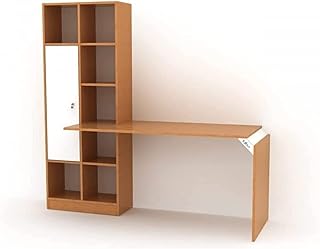 Home Canvas Opus computer desk with perfect desktop storage and library.. DIAYTAR NIGERIA: Your trusted e-commerce partner with extensive product choices and affordable delivery.