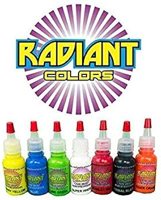 Tattoo ink Bright Colors 7 Colors Basic Set 14 ml - Made in the United States.. DIAYTAR NIGERIA: Connecting Nigerians with their needs through our affordable and diverse marketplace.