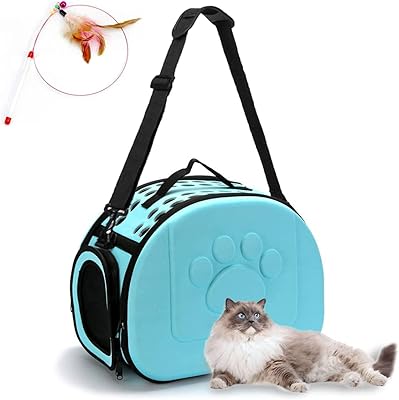 Portable and foldable strap bag for Tomface pets for cats and dogs (light blue).. Experience shopping freedom with DIAYTAR NIGERIA's vast selection and 5-8 day nationwide delivery service.