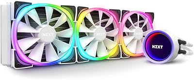 Nzxt Kraken X73 RGB 360 mm liquid processor cooler - RL -KRX73 -RW - Infinite rotary mirror design - Powered by CAM V4 - RGB header - RGB V2 120 mm (3 included) - White Radiator Ventilators - White - White.. DIAYTAR NIGERIA combines affordability with convenience, delivering your purchases within 5-8 days.