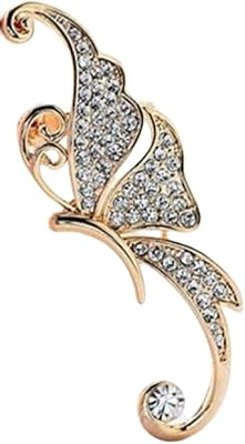 Butterfly earrings for women available in two unique colors (pink gold plated, silver plated). Style: unique and attractive vintage, Europe and the United States/The most recent/fashion., Adjustable, mode, crystal.. DIAYTAR NIGERIA delivers more than products - we deliver affordable shopping satisfaction nationwide.