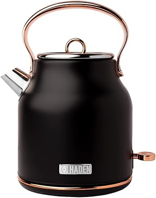 Haden Heritage Black kettle Energy saving at a quick boil protection.. Shopping made simple with DIAYTAR NIGERIA's vast selection and budget-friendly nationwide delivery.