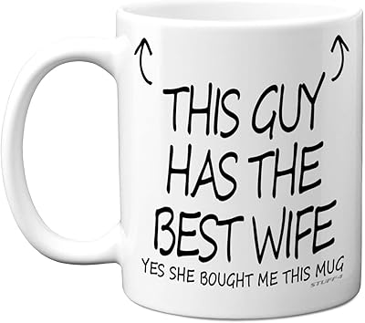Cup this guy has the best woman - birthday cup for him, gifts from fancy husband, 11 oz ceramic coffee cups going in the dishwasher - birthday, Christmas, Valentine's Day gifts for himself - Made in the United Kingdom Stuff4.. Experience the ease of modern shopping with DIAYTAR NIGERIA's diverse marketplace delivered promptly.