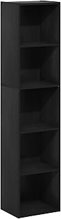 Library / Books / Storage Frono de Lauder, cube at 5 levels, black wood.. Shop across categories at DIAYTAR NIGERIA and enjoy budget-friendly nationwide shipping in 5-8 days.