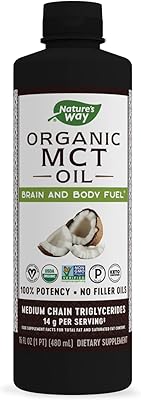 Oil MCT Organic Nature's Way, Coconut, GMO -free, gluten -free, 14 g per portion.. DIAYTAR NIGERIA: Your affordable gateway to thousands of products delivered within a week.