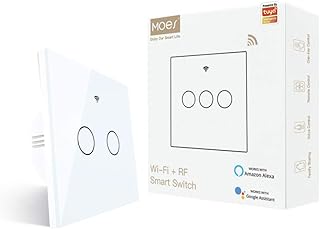 Intelligent tactile wall switch Moes Wifi RF433 No necessary neutral wire.. Shop millions of products across categories on DIAYTAR Nigeria — delivered right to your door.