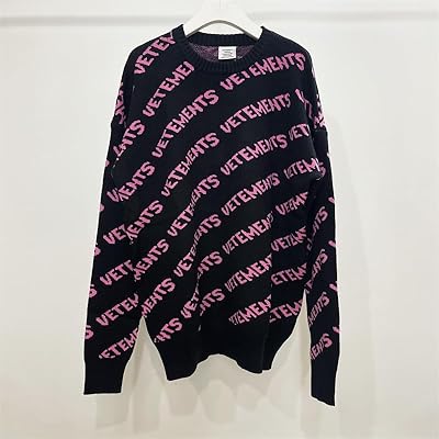 Pull with logo jacquard multicolored men man woman 1: 1 VTM sweatshirts (3, l).. DIAYTAR NIGERIA connects your desires with reality through our affordable e-commerce platform and quick delivery.
