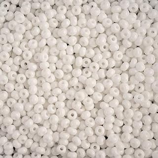 Czech glass pearl / Bonnie Bead 6/0 Opaque white - Big Bag 500g Preciosa (Jablonix).. Say hello to Nigeria’s fastest-growing e-commerce site — DIAYTAR Nigeria.
