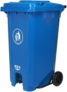 Plastic roller trash cans for commercial products raw rollers for residential kitchen, Robust outdoor campsite 100l/120l/240l, blue, 120l/31.7gal.. Transform your shopping experience with DIAYTAR NIGERIA's vast product selection delivered at unbeatable prices.
