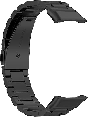 Stainless steel chouvit bracelet compatible with the Oppo free smart watch.. DIAYTAR NIGERIA brings the market to your fingertips with affordable prices and prompt delivery service.