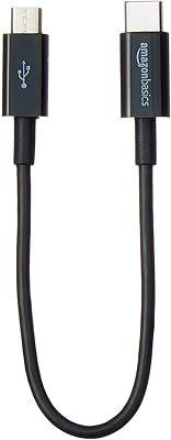 USB short USB Type-C Chaser Cable 2.0 Amazonbasics-6 inch size (15.2 cm), black.. DIAYTAR NIGERIA connects your desires with reality through our affordable e-commerce platform and quick delivery.