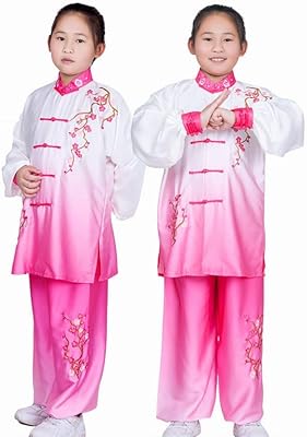 Children's Tai Chi uniform, Tai Chi Chinese Chinese uniform with silk embroidery - Kung Fu performance for men, pink - s.. Experience budget-friendly shopping at DIAYTAR NIGERIA, Nigeria's premier online marketplace with quick delivery.