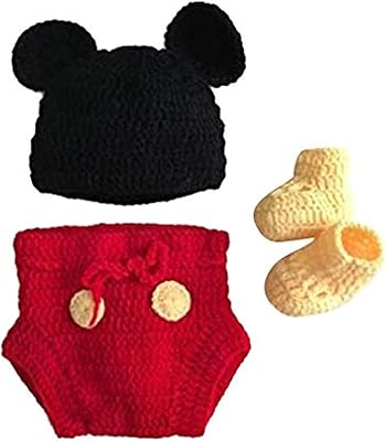 Baby costume photography accessory, nice crochet knitted hat, hat, girl and boy, diaper shoes, mouse.. With DIAYTAR Nigeria, everything is within reach — and within budget.