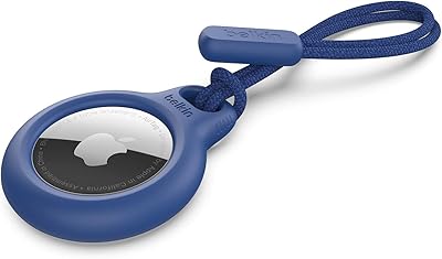 Airtag Belkin case with strap (Airtag safety cover with striped resistant fixation) - Blue.. DIAYTAR NIGERIA: Bringing quality products to your doorstep at prices that won't break the bank.