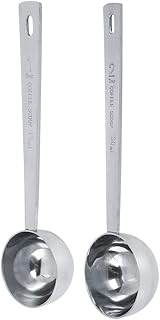 Coffee dose tablespoon, 1 tablespoon (15 ml) 2 tablespoons (30 ml), stainless steel coffee tables and long -handled spoon (15 ml).. DIAYTAR NIGERIA: Where thousands of products meet affordable prices and reliable 5-8 day delivery.