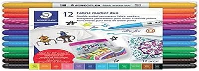 Markers for stedtler double -pole fabric - Decorate t -shirts, pillows, shoes and more, 12 assorted colors, 3190 TB12.. DIAYTAR NIGERIA: Transforming online retail with affordable prices and consistent 5-8 day nationwide delivery.