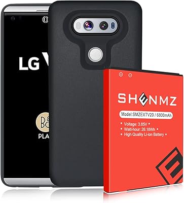 LG V20 6800MAH battery more than 2 replacement batteries LG V20 ITARA - BL44E1F with black TPU case for LG H910 H918 VS995 LS997.. No stress, just speed — DIAYTAR Nigeria ships in days.