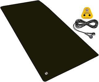 Nushuk ESD antistatic floor mat set - 300 x 600 mm (black) with rounded corners.. Discover endless possibilities with DIAYTAR NIGERIA's extensive product range and affordable shipping.