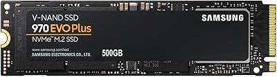 Internal SSD Samsung 970 Evo Plus 500 GB with PCIe NVME M.2 MZ V7S500B/AM, Black, MZ-V7S500B/AM.. DIAYTAR NIGERIA: Creating access to affordable products for every Nigerian with our swift delivery service.