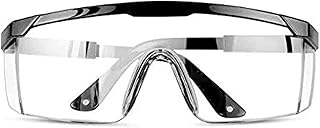 Transparent safety glasses, resistant to splashes, shocks, adjustable transparent lenses, anti-anti-fog, dust coating for safety at work.. Navigate through thousands of products at pocket-friendly prices with DIAYTAR NIGERIA's easy-to-use platform.