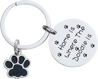 Gift for owners of Goldendoodle Key Key Women's Key Women Love Mini Mini Doodle Golden Black Key, Stainless Steel, Kgdoodler2homeisWhere1.. DIAYTAR NIGERIA: Where thousands of products meet affordable prices and reliable 5-8 day delivery.