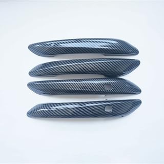 CY Auto New set of door handle cover suitable for Hyundai Elantra 2021 2022 2023 (with two keychain, carbon fiber style).. DIAYTAR NIGERIA brings affordable shopping to your fingertips with reliable delivery in less than 8 days.