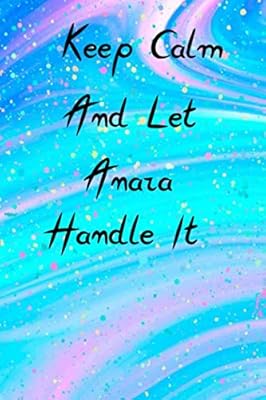 Keep your calm and let Anara take care of it: Line book / Gift newspaper for a carol girl or woman, 120 pages, 6x9.. Discover why millions choose DIAYTAR for affordable online shopping with delivery in just 5-8 days.