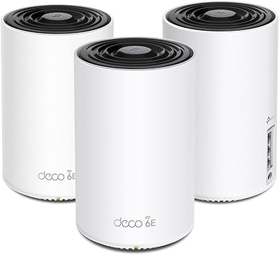 TP-Wi-Fi Mesh Tri-Band 6th Deco Link Axe5400 system, black and white, Deco Xe75 (3) _us pack.. DIAYTAR NIGERIA brings affordable shopping to your fingertips with reliable delivery in less than 8 days.