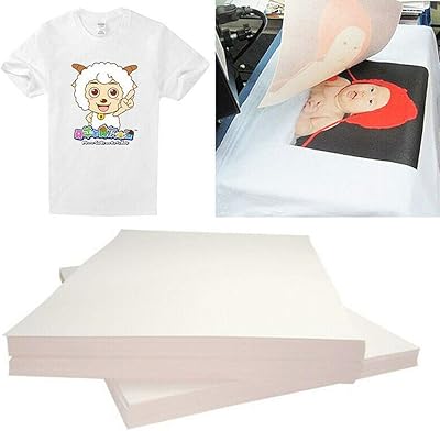 Wixine 20-piece t-shirt printed on thermal transfer paper sheets for work on light fabrics.. Shop the smart way with DIAYTAR Nigeria — fast delivery, affordable everything.