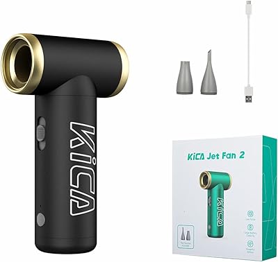 Kika jet fan 2 mini air duster, mini rechargeable portable air blower, mini light wireless wireless turbo fan for keyboard/car seat, black.. DIAYTAR NIGERIA redefines convenience with our vast product selection and swift nationwide delivery.
