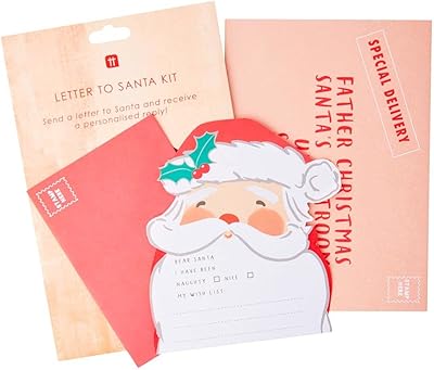 Talkin Tables Kit of Christmas letters to Santa Claus for children, paper and envelopes to be sent to the North Pole with an answer | fun Christmas activities, creative gift.. Explore a world of choices with DIAYTAR NIGERIA's vast catalog and budget-friendly nationwide shipping.