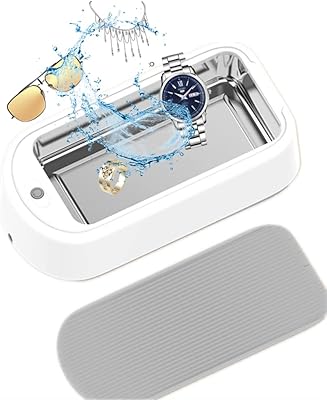 Vkzylife Professional 45 kHz ultrasound cleaner with cleaning mode in one click, capacity of 600 ml, portable domestic cleaning machine for glasses, watches, rings, necklaces, coins.. DIAYTAR NIGERIA makes quality accessible with our affordable prices and dependable delivery service.