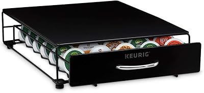 Carrousel Keurig storage container of coffee capsules, can contain up to 36 k-cups can contain up to 35 Keurig K-Cup black 122106 pods 122106.. Fast, affordable, and reliable — that’s the DIAYTAR Nigeria experience.