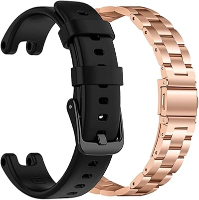 Ain wireless silicone sports bracelet compatible with the Lily Garmin watch + Classic Metal Replacement Bracelet and Stainless Steel suited to the Garmin Lily Intelligent Watch for Women.. Experience the joy of discovery with DIAYTAR NIGERIA's vast catalog and nationwide affordable delivery.