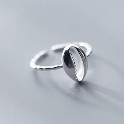 Open ring adjustable in 925 silver for women, hollow oval geometric design ring for women's clothing with birthday gifts before-garde fashion.. Your go-to destination for affordable online shopping, DIAYTAR NIGERIA delivers in under 8 days.