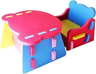 Table and chairs set for toddlers, table chair for children in 3D EVA foam, play table chair for toddlers, creative educational toy gift for children.. Your complete shopping solution, DIAYTAR NIGERIA offers extensive variety with budget-friendly delivery.