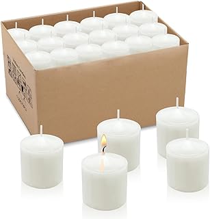 Set of white votive candles Emosire 36 non -flavored for wedding parties and houses.. DIAYTAR NIGERIA: Connecting Nigerians with affordable products delivered promptly nationwide.