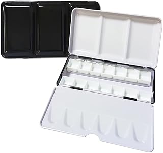 Empty watercolor palette, empty metal palette paint box with 14 half -empty boxes for travel watercolor, acrylic and oil paint.. Nigeria's fastest-growing e-commerce site offers unbeatable prices and delivery within 8 days.