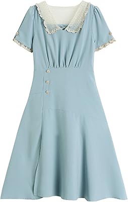 Gandos Dresses for Women, Elegant Classic Summer Dresses with V -collar, High waist, lace shakes, long dress for women (size: s).. DIAYTAR NIGERIA: Where affordability meets variety, with thousands of products delivered in less than 8 days.