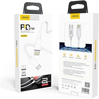 IPhone 1 meter charger cable [MFI certified] USB C to lightning for fast load iPhone cable PD 27w iPhone 14/14 PRO/14 PRO MAX, iPad Pro, iPhone 8-13 All channels.. Experience the satisfaction of affordable shopping with DIAYTAR NIGERIA's nationwide 5-8 day delivery.