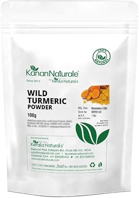 Wild turmeric Kerala Naturals - Kasturi Manjal: for brilliant skin - 100 g.. DIAYTAR NIGERIA: Where every Nigerian finds what they need at prices they can afford, delivered promptly.