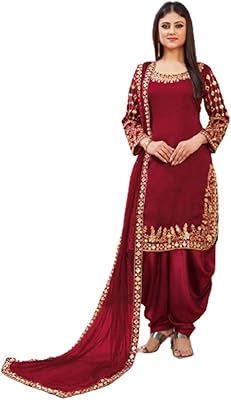 Punjabi Festive Party Style Silk Salwar Indian Dress Women Patiala Salwar Designer Muslim Dress.. Quick delivery. Quality products. Great deals. That’s DIAYTAR Nigeria.