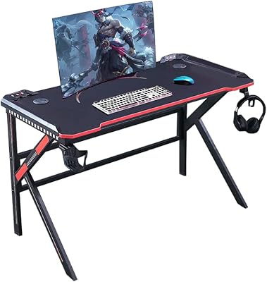 Coolbaby Large Z-shaped game office with cup holder and hook for headphones.. Shop across boundaries with DIAYTAR NIGERIA's comprehensive catalog delivered nationwide at budget rates.