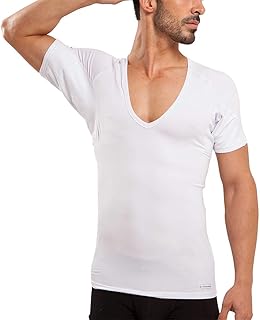 Aegis anti-transpiration bodies for men, V-neck, anti-power, silver color, cotton with anti-transpiration pads.. DIAYTAR NIGERIA: Your affordable gateway to thousands of products delivered promptly nationwide.